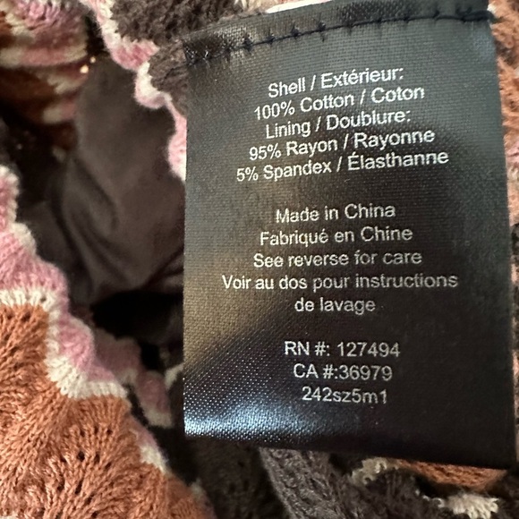 Multicolor Zigzag Knit Sleeveless Small Maxi Dress BNWT - Picture 9 of 9